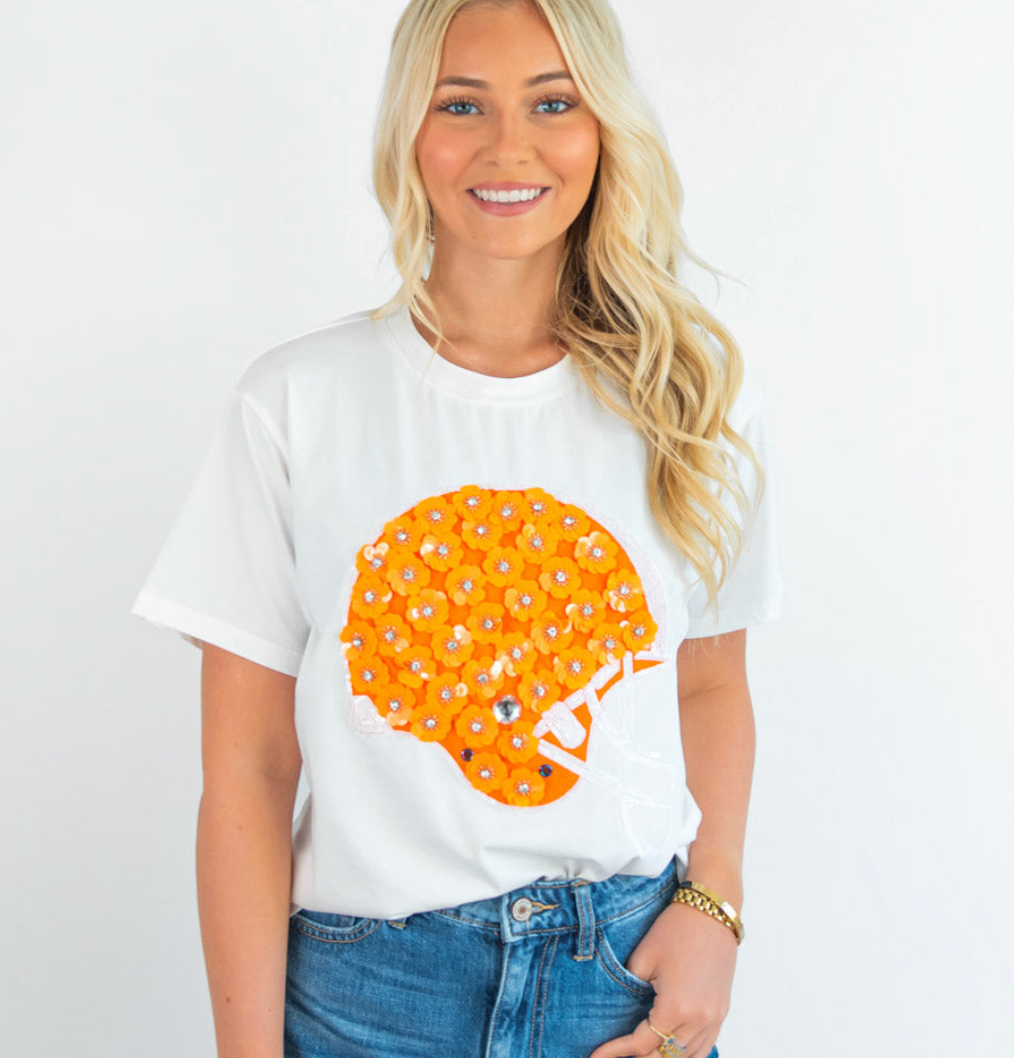 Tennessee Orange Sparkle Helmet T-Shirt
