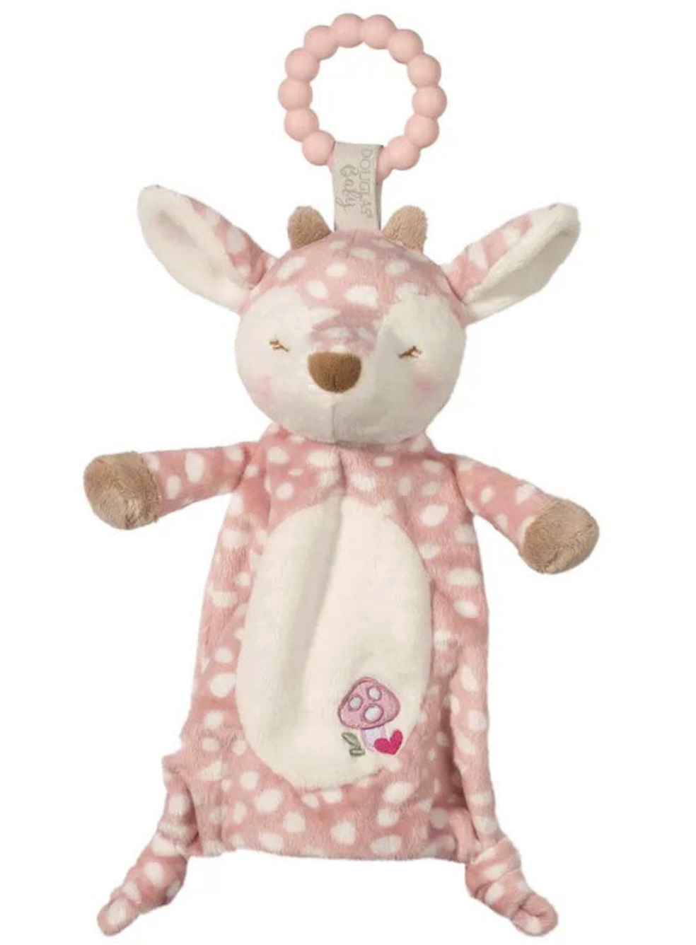 Pink Giraffe Baby Teether
