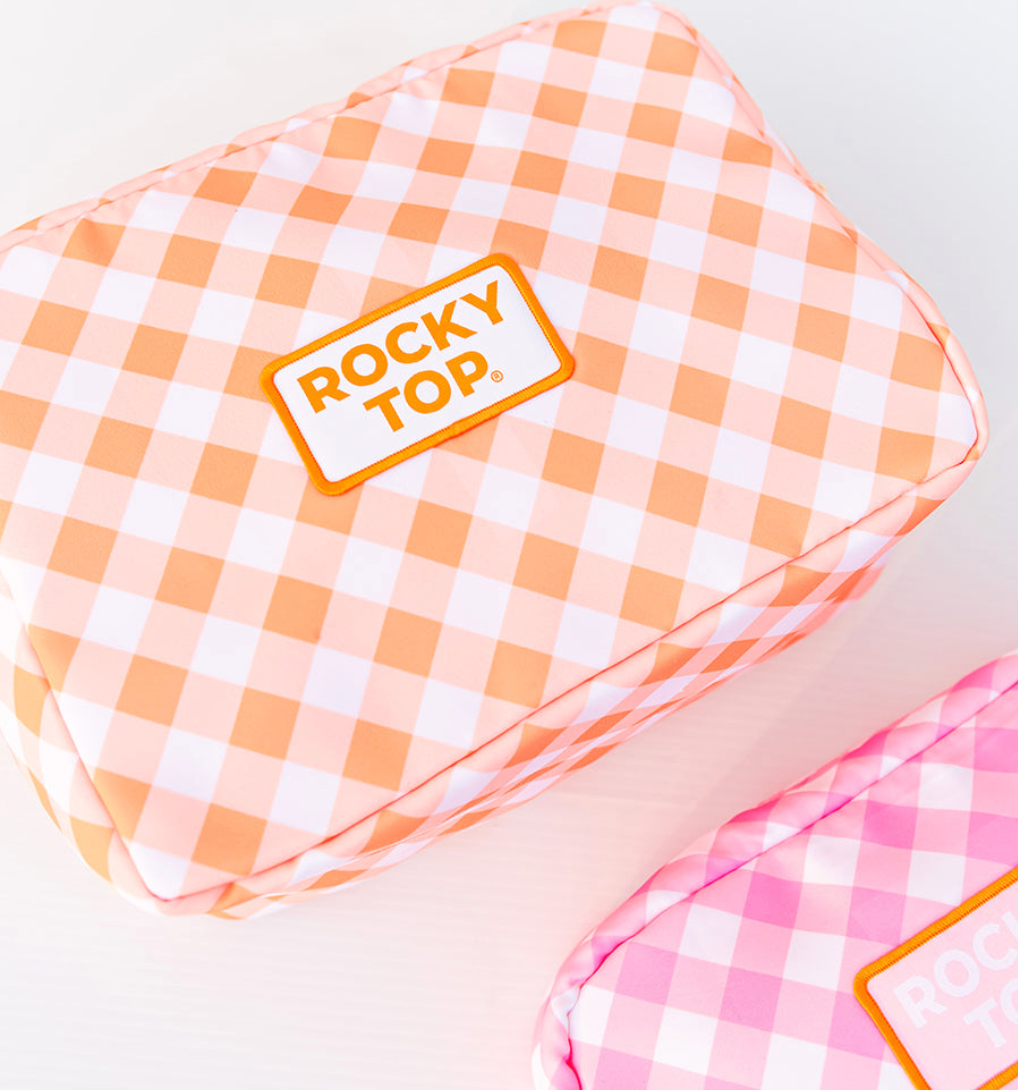 Rocky Top Checked Cosmetic Pouch