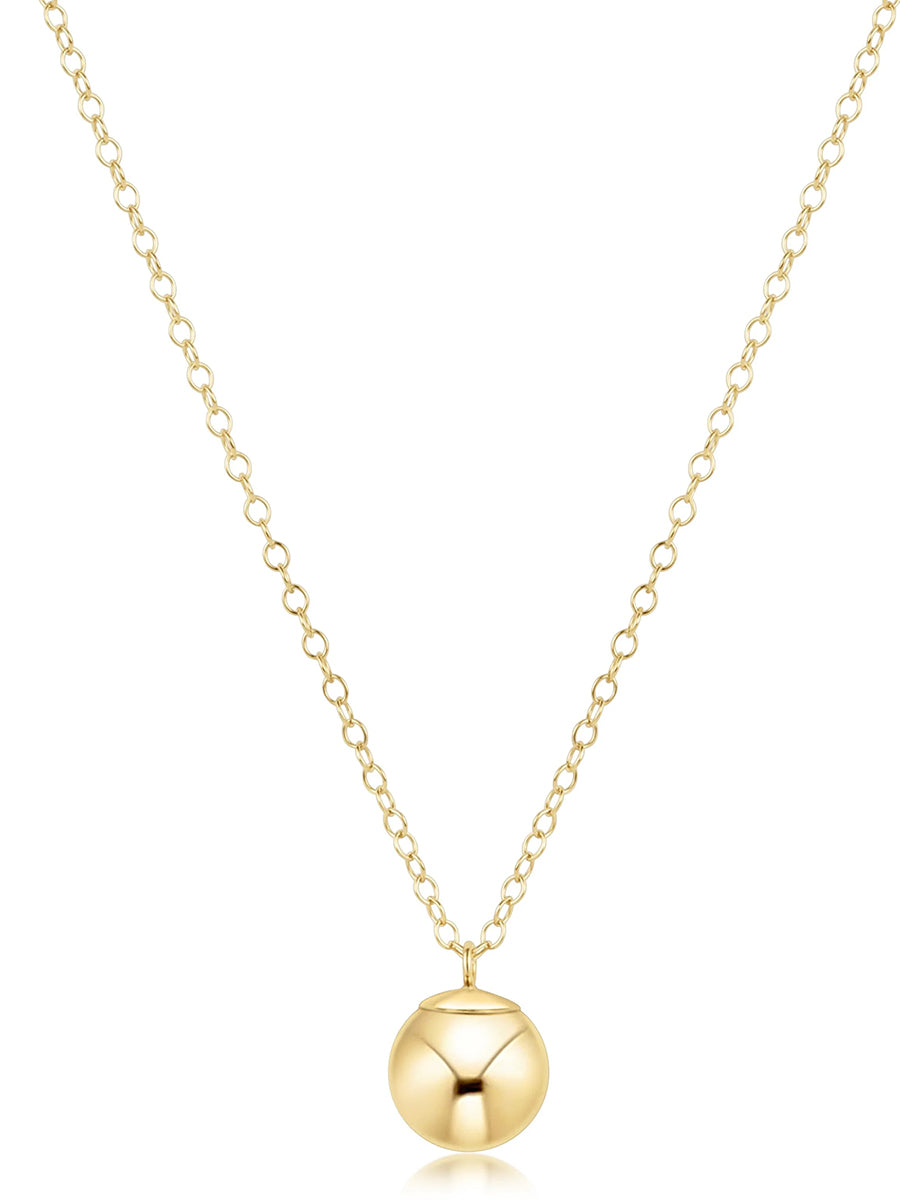 16" Classic Gold Charm Necklace (2 Sizes)