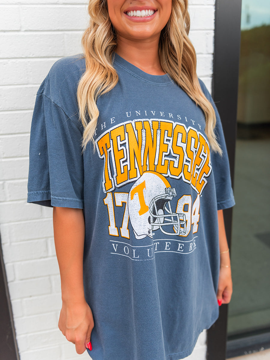 Tennessee Volunteers Dusty Blue Tee