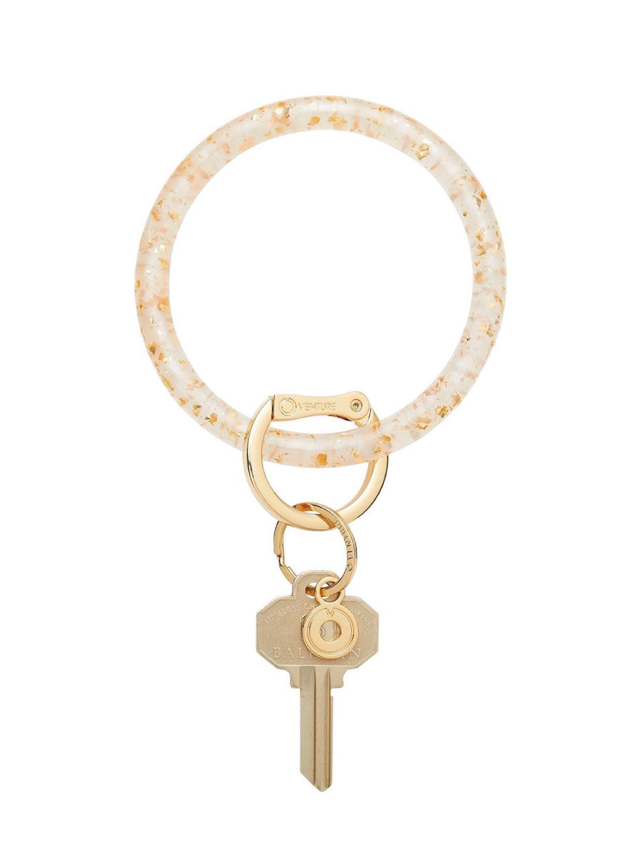Gold Resin Oventure Keyring