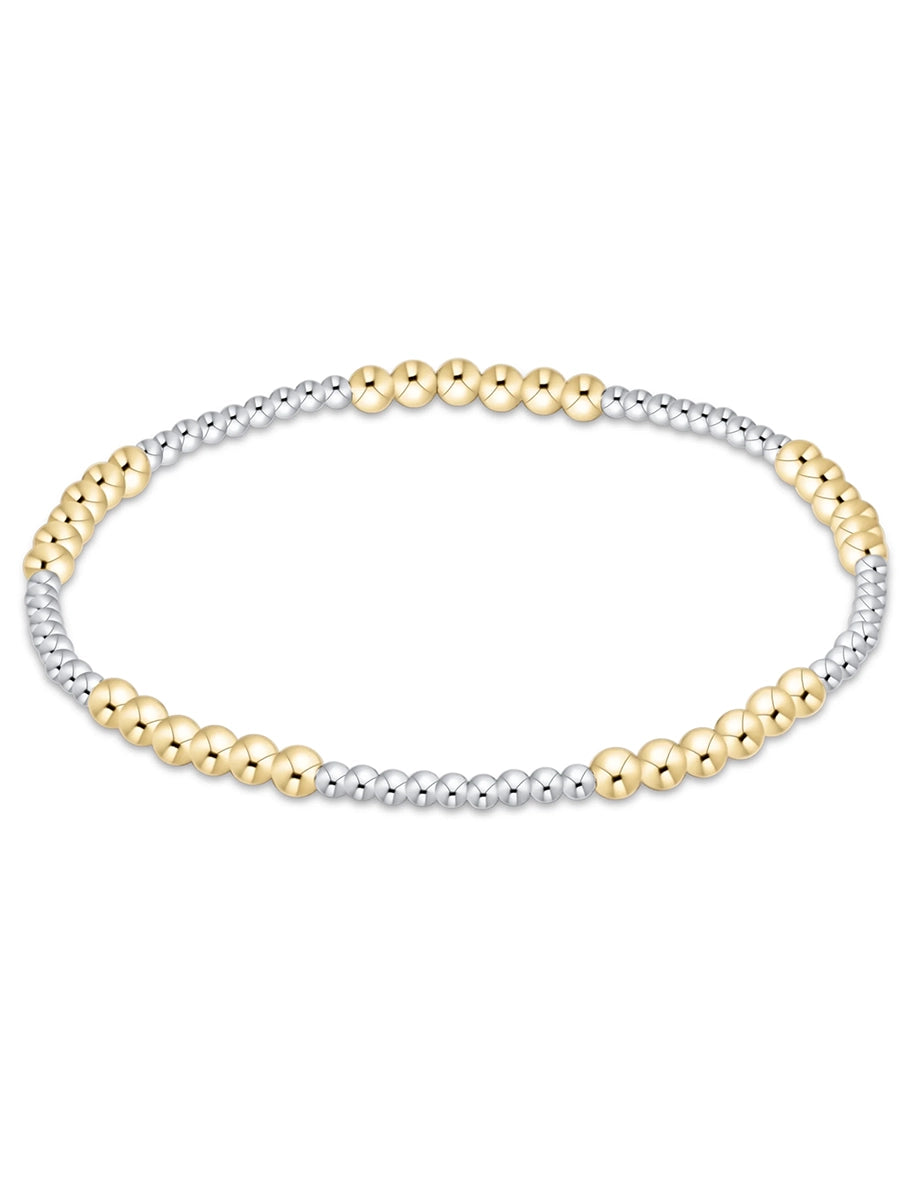 Classic Mixed Metal Blissful Bracelet (4 Sizes)