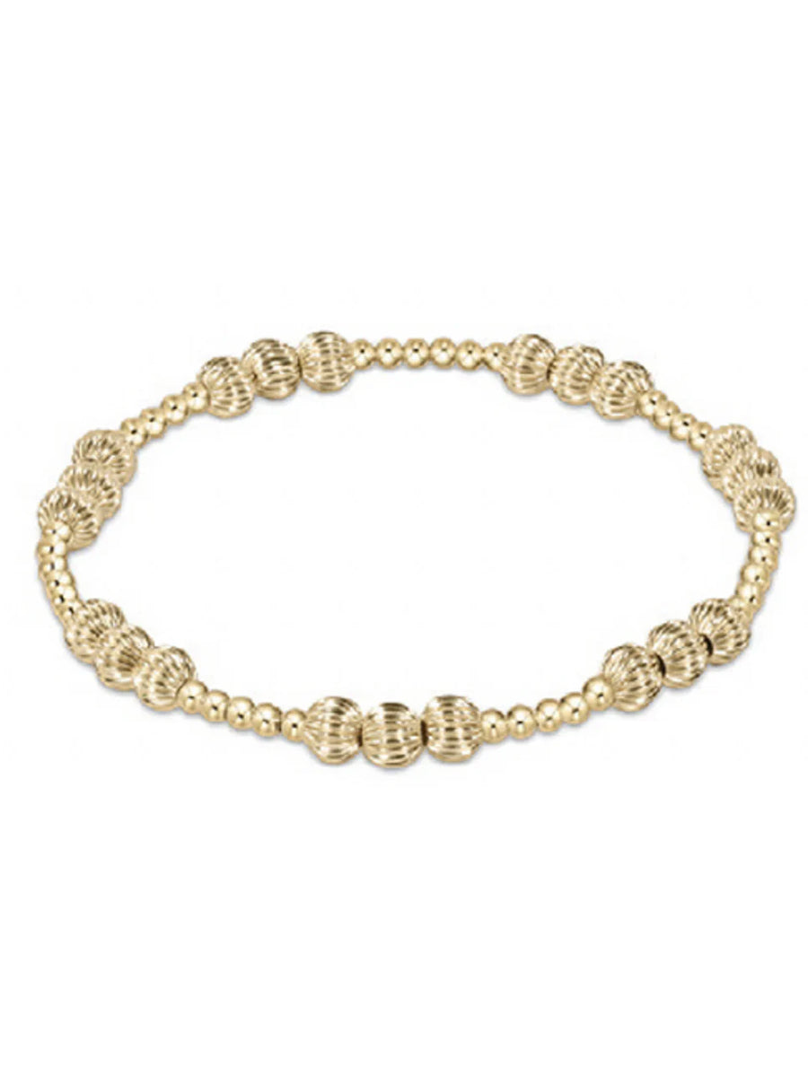 Dignity Joy Pattern Gold Bracelet (3 Sizes)