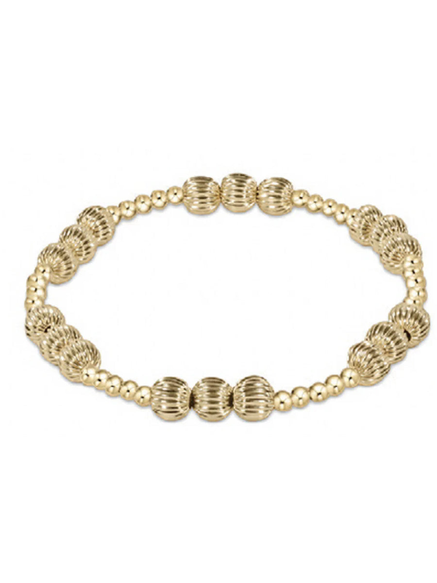 Dignity Joy Pattern Gold Bracelet (3 Sizes)