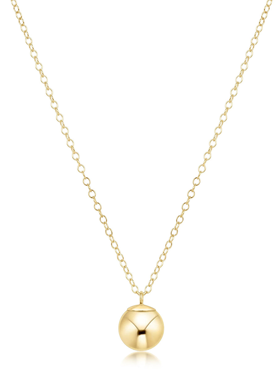 16" Classic Gold Charm Necklace (2 Sizes)