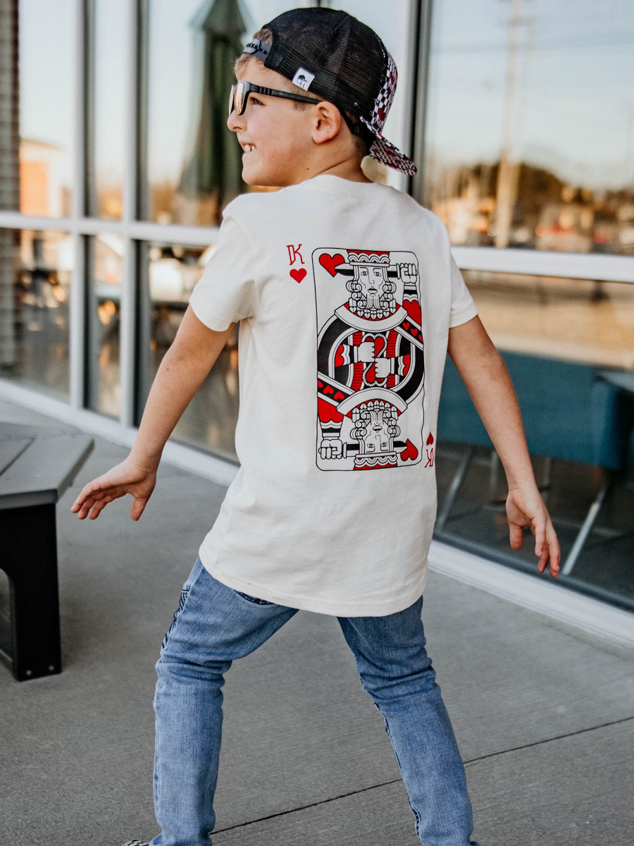 Queen or King of Hearts Short-Sleeve T-Shirt, Youth