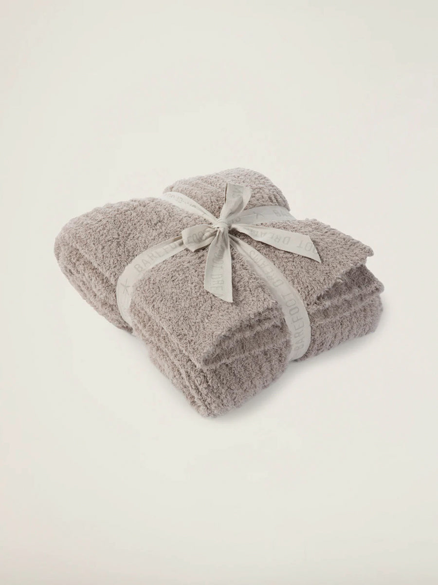 Barefott Dreams Ribbed Soft Brown Blanket