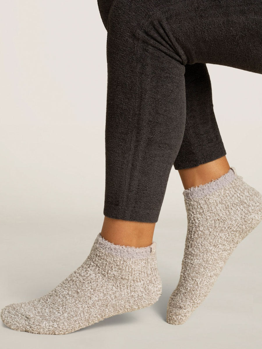 Barefoot Dreams Plush Tennis Socks on Model