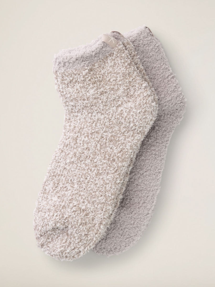 Cozy Oyster Colored Ankle Socks