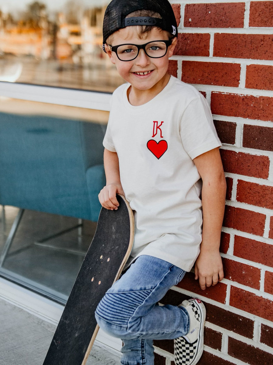 Queen or King of Hearts Short-Sleeve T-Shirt, Youth