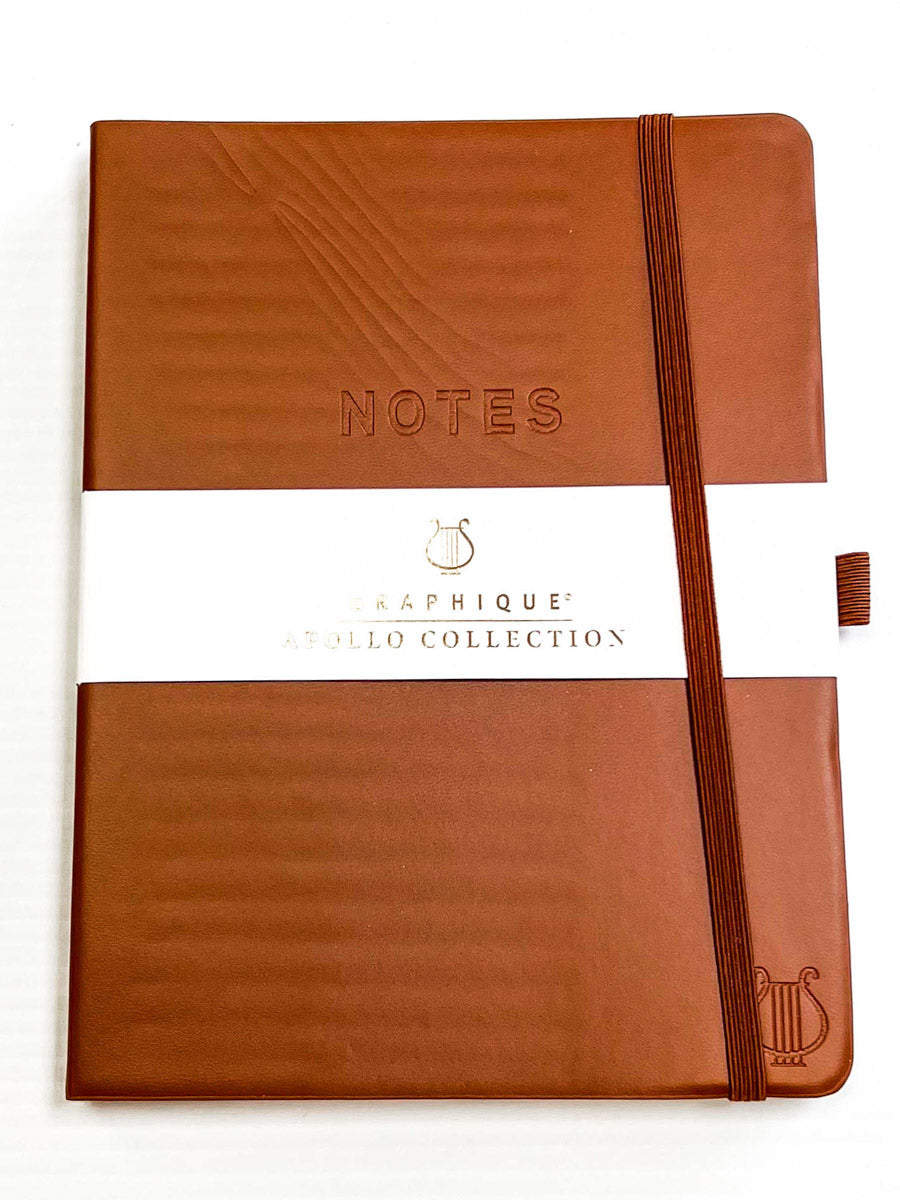 Rich Vegan Leather Brown Journal