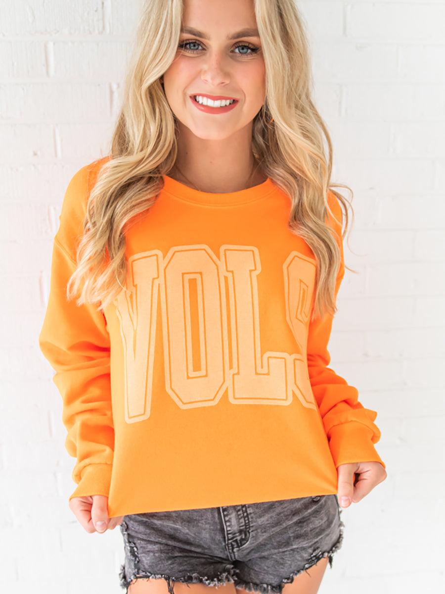 Orange VOLS Top