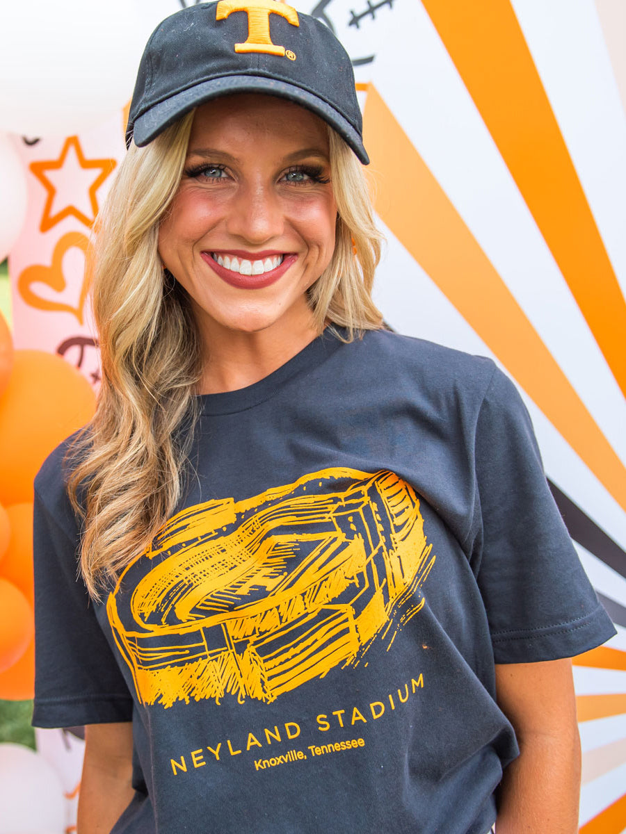 Grey Tennessee Neyland Stadium T-Shirt