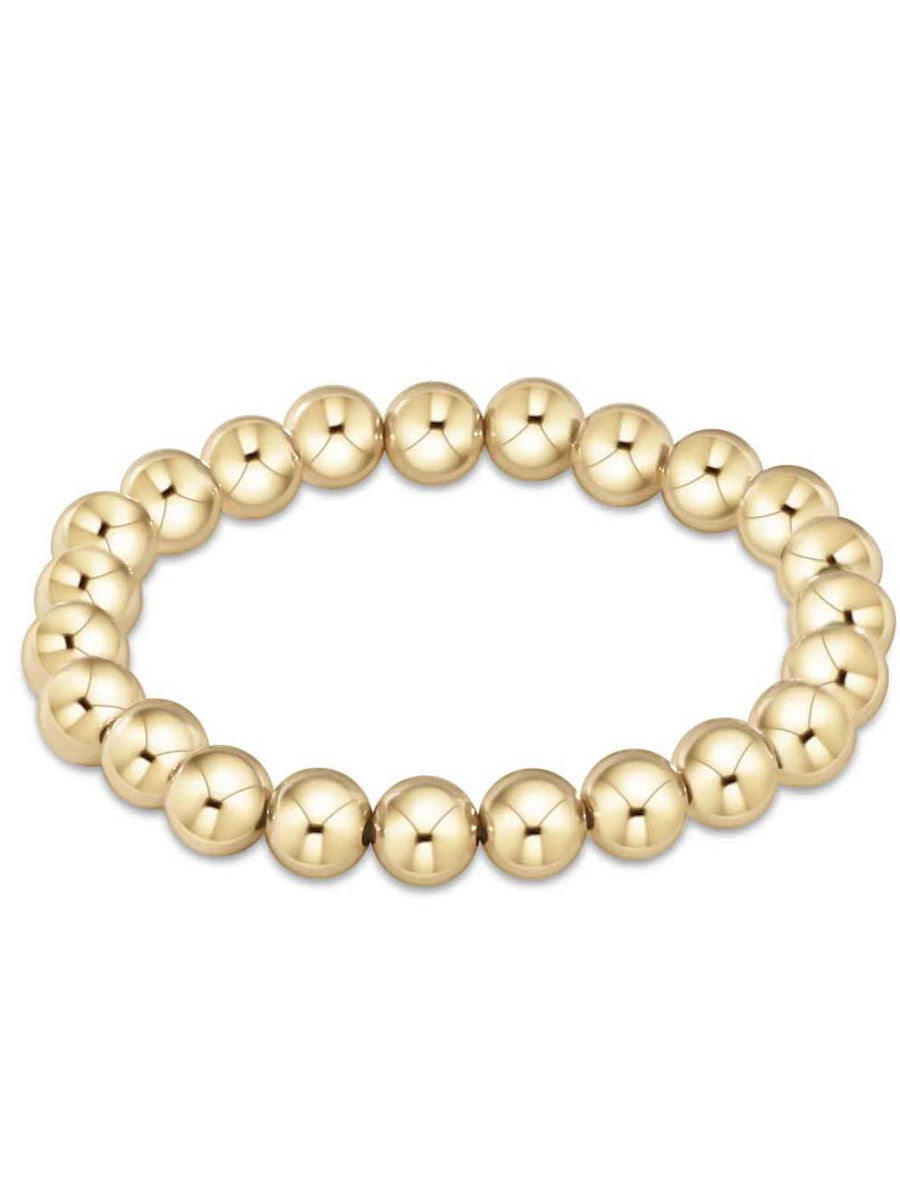 6mm Gold Beaded E-Newton Bracelet