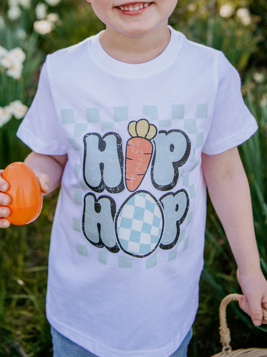 Hip Hop Checkerboard Short-Sleeve T-Shirt, Toddler & Youth