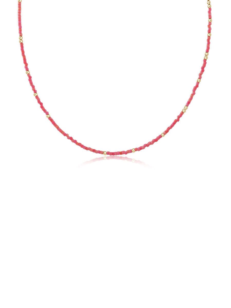 E-Newton Coral Multi Bead Choker