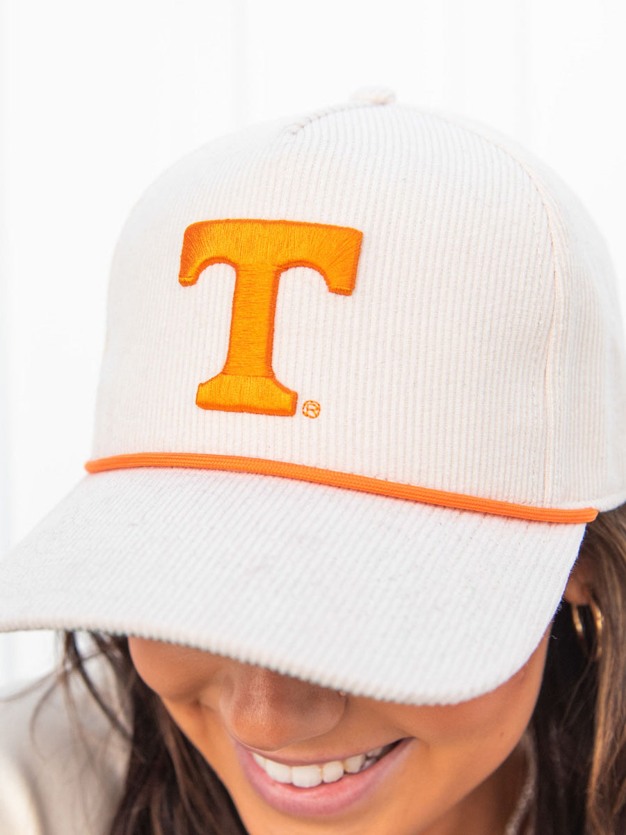 Tan Corduroy "Power T" Cap