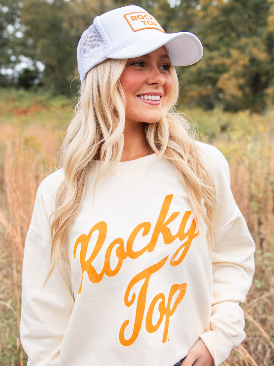 Rocky Top Orange Script Sweatshirt