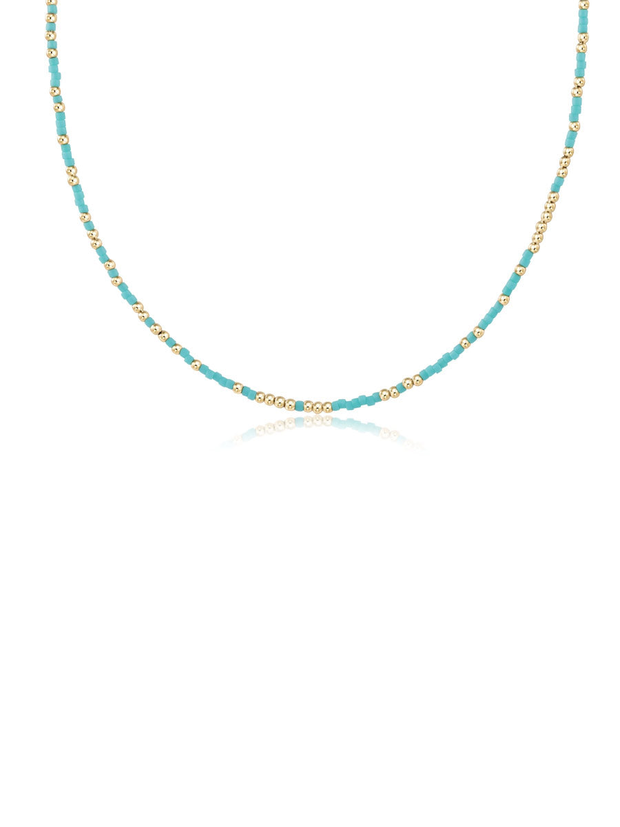 E-Newton Blue Bead Choker