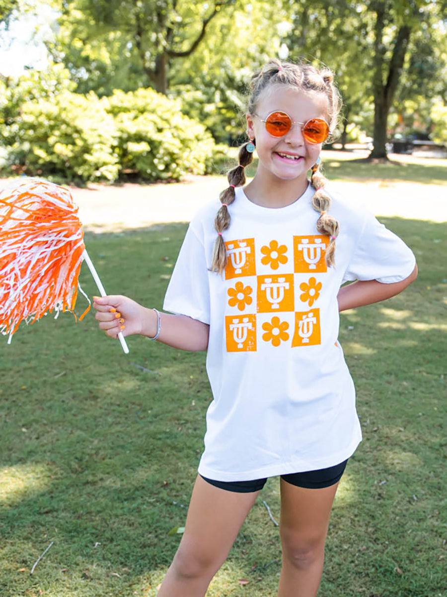 Kids Interlocking UT Checkerboard T-Shirt