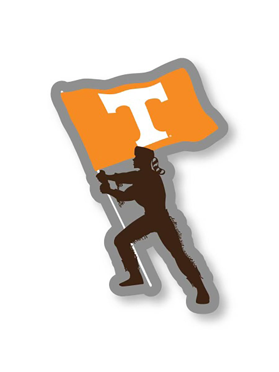 Davy Crockett Power T Flag Sticker