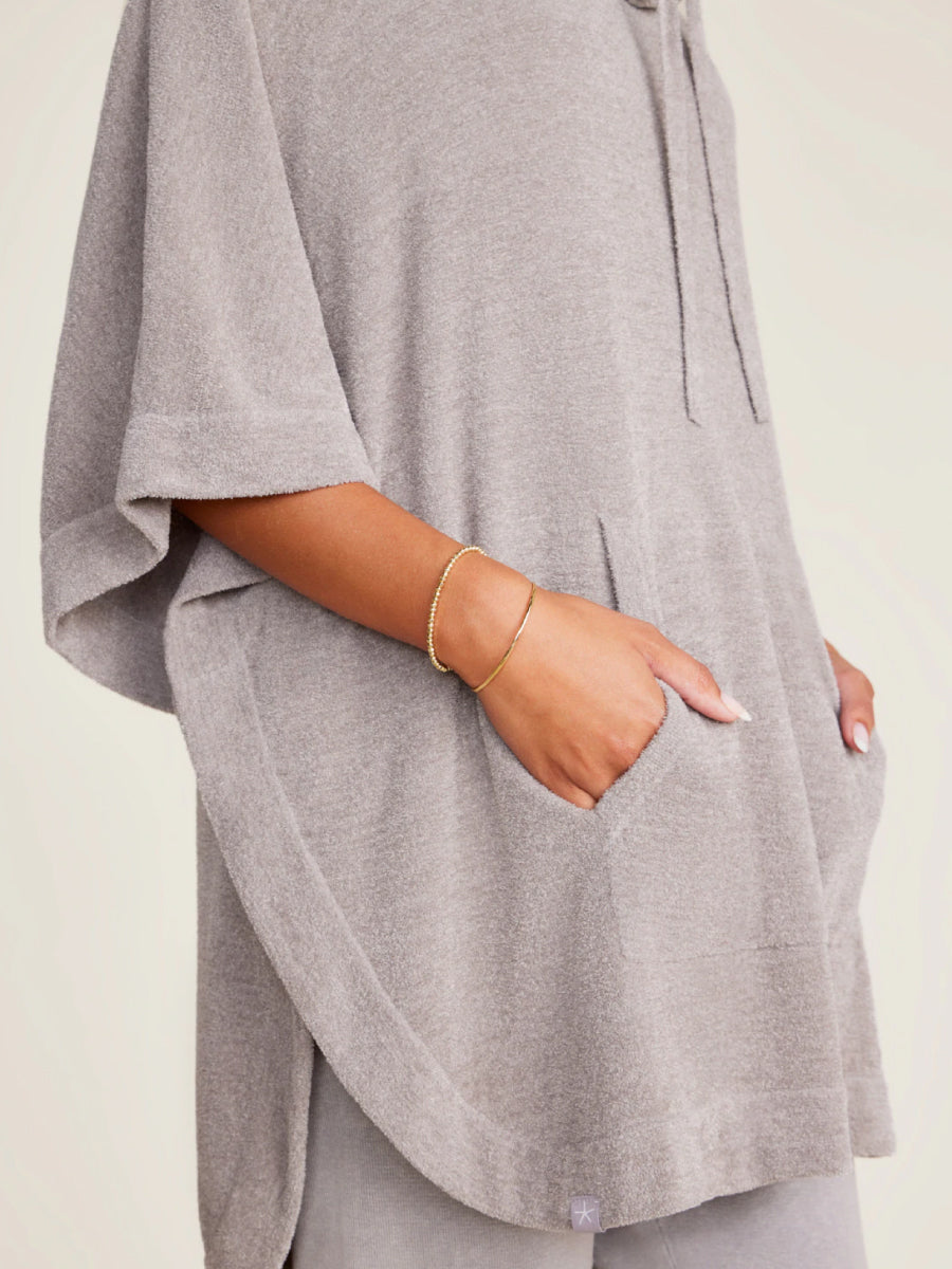 Closeup of Barefoot Dreams Lightweight Poncho