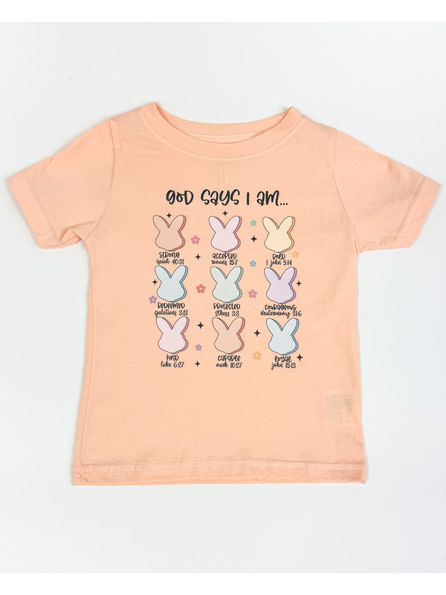 Kids "God Says, I am..." T-Shirt