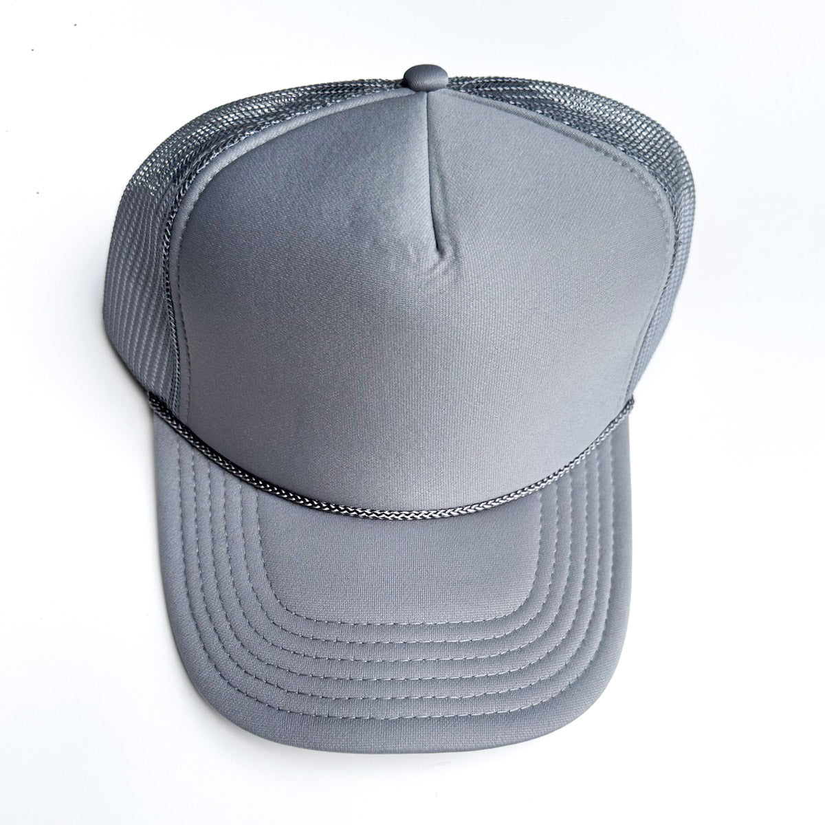 light grey cap