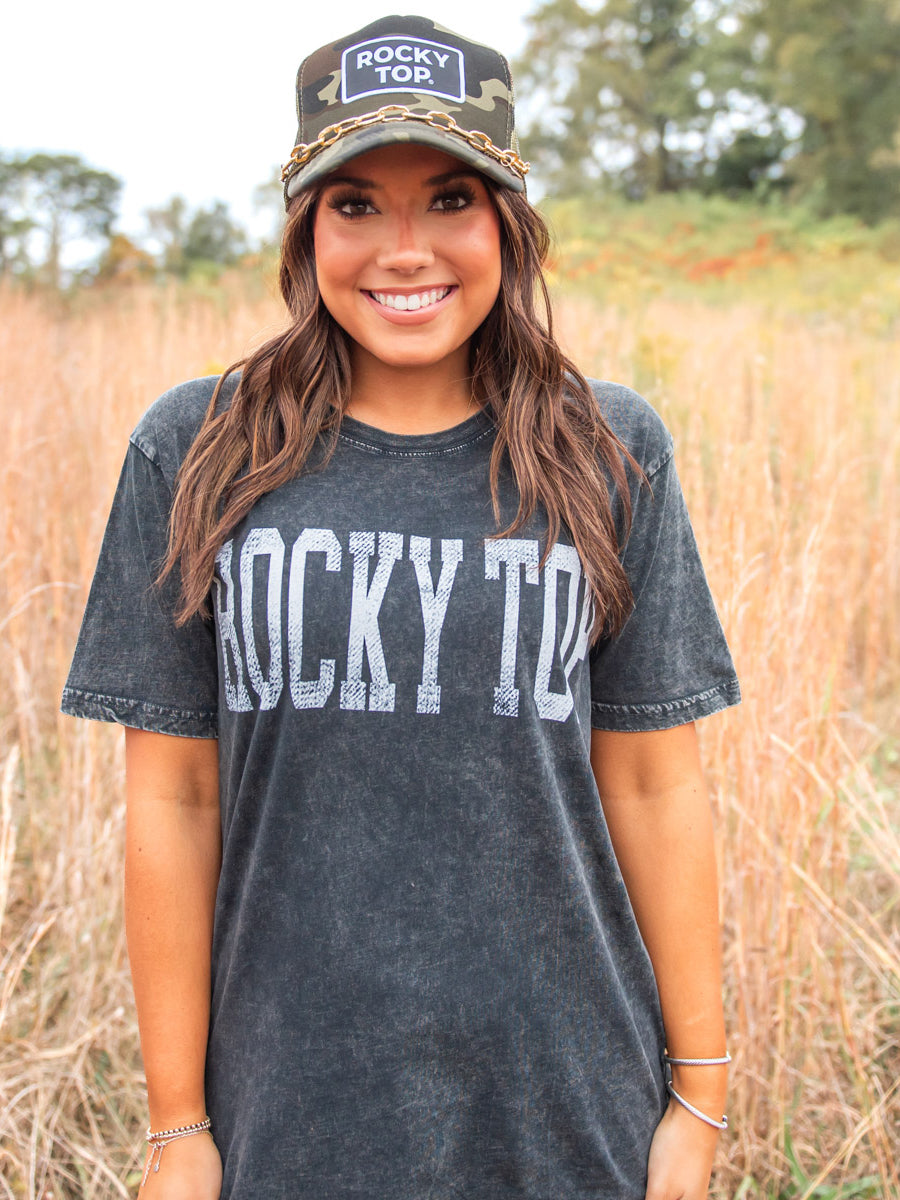 Grey Grunge Rocky Top T-Shirt