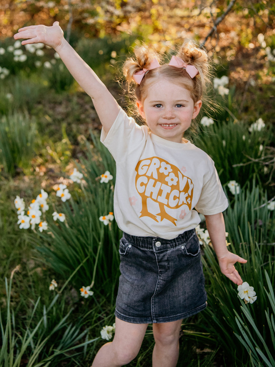 Groovy Chick Short-Sleeve T-Shirt, Toddler & Youth