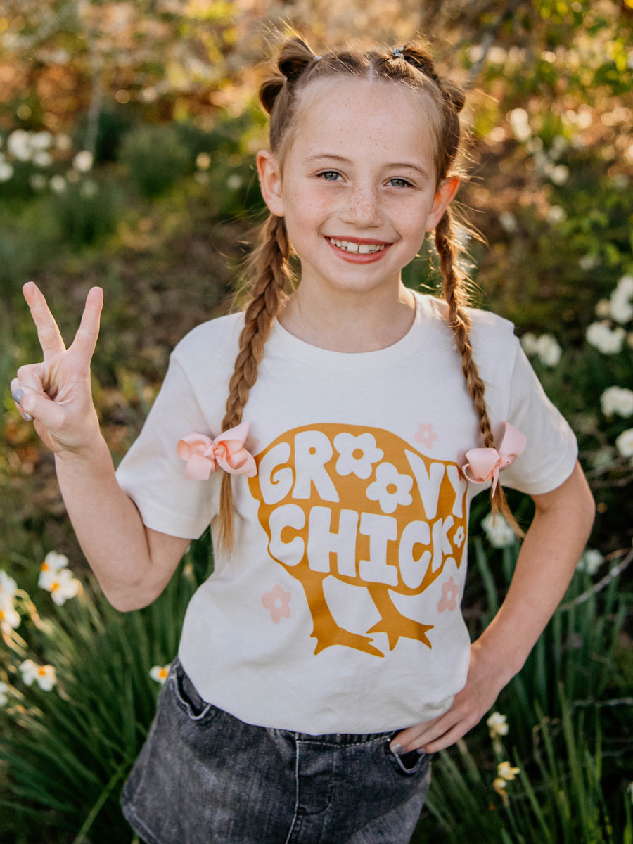 Groovy Chick Short-Sleeve T-Shirt, Toddler & Youth