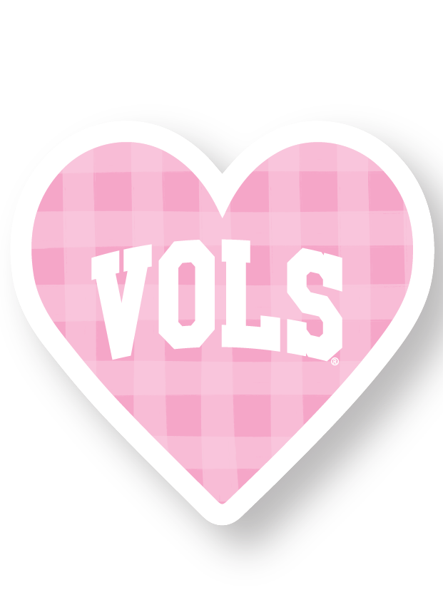 Pink Heart VOLS Sticker