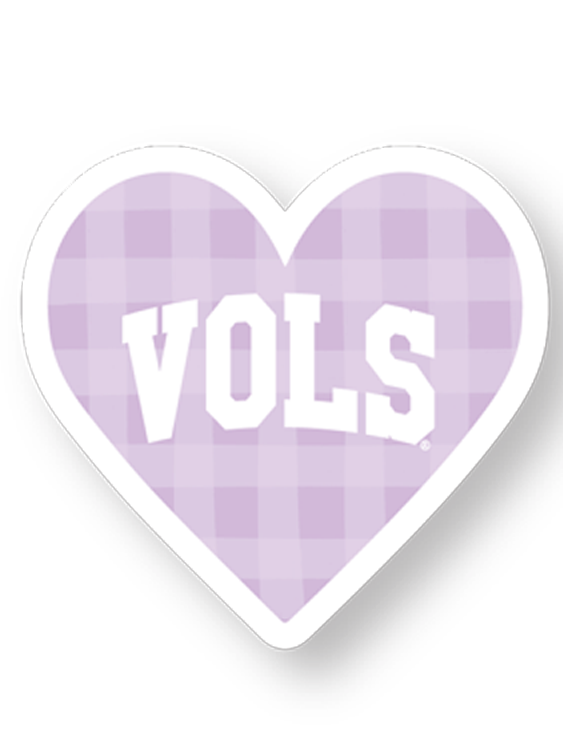 Lavender Heart Sticker