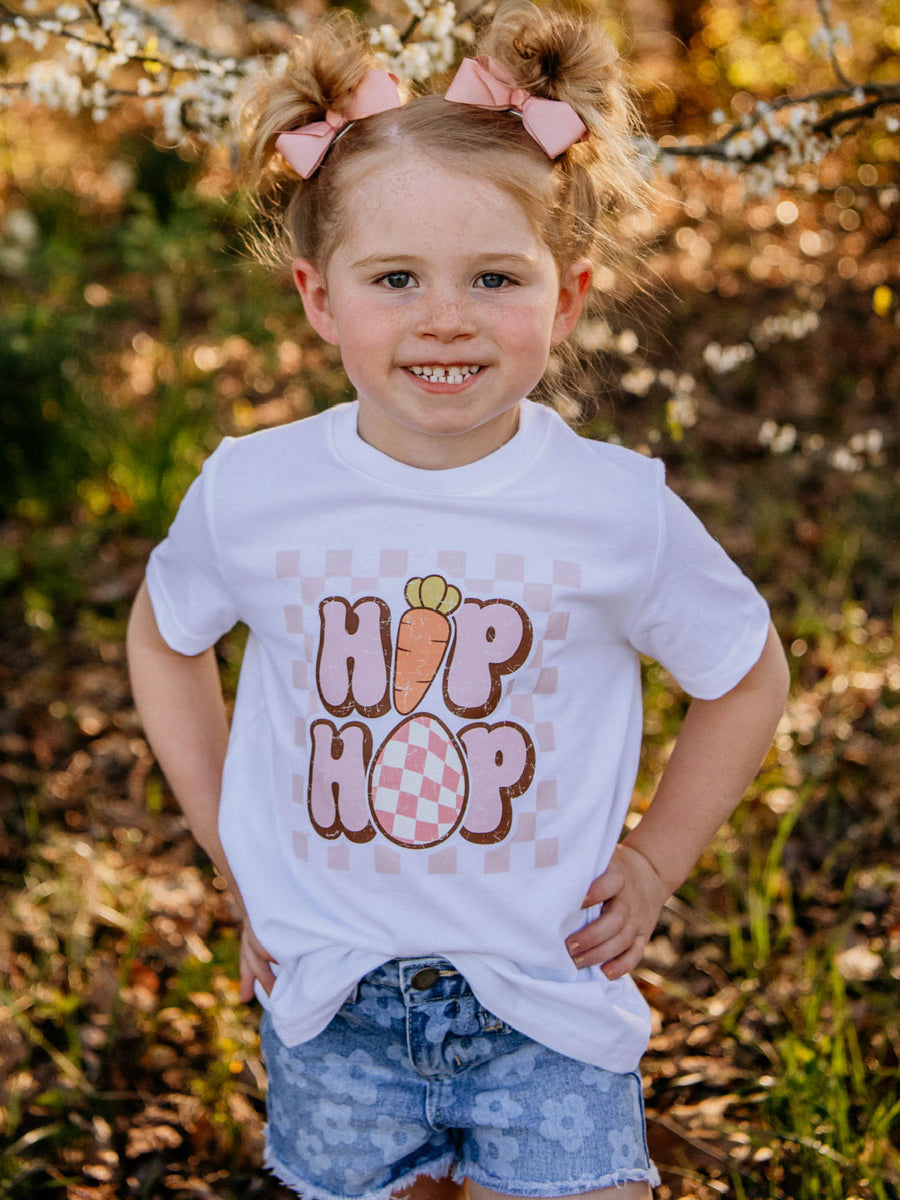 Hip Hop Checkerboard Short-Sleeve T-Shirt, Toddler & Youth