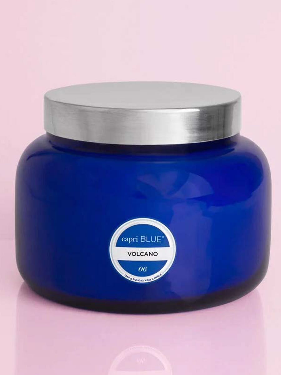 capri BLUE "Volcano" Signature Jar 19oz. (2 Colors)