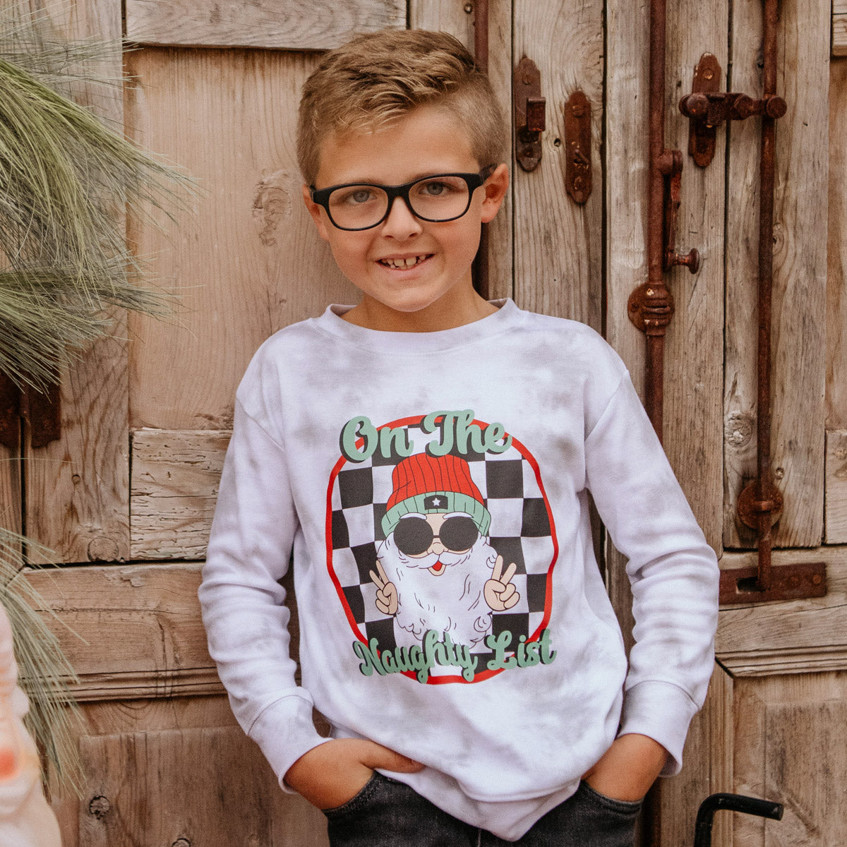 Youth & Toddler On the Naughty List Crew