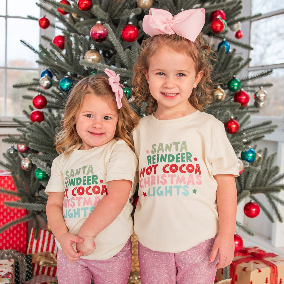 Youth & Toddler Cute Christmas Words T-Shirt