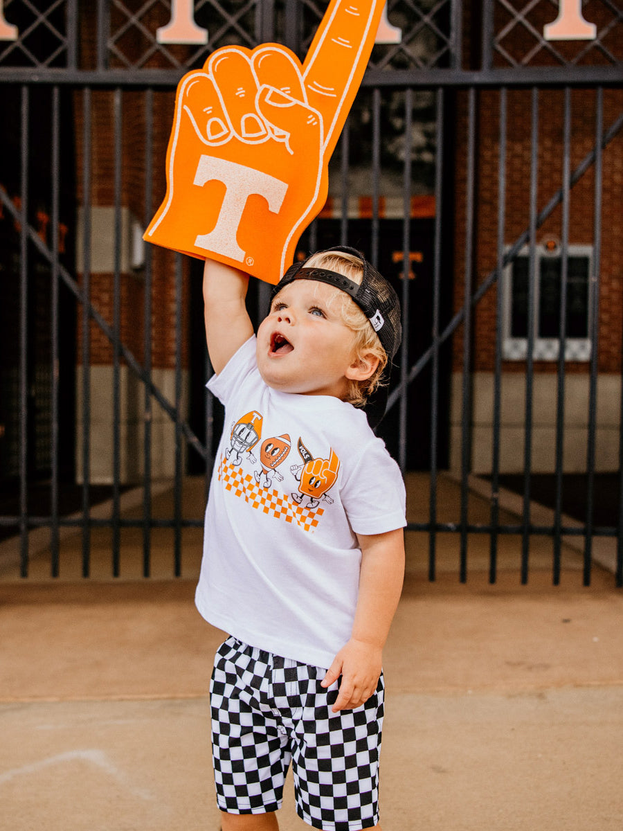 Kids Tennessee Football Cartoon T-Shirt