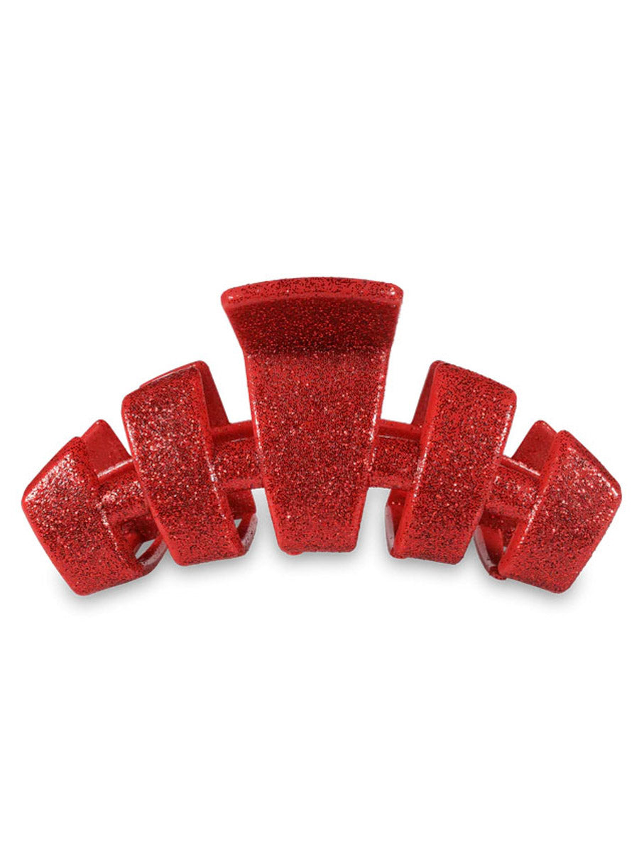 Red Glitter Hair Clip for Christmas
