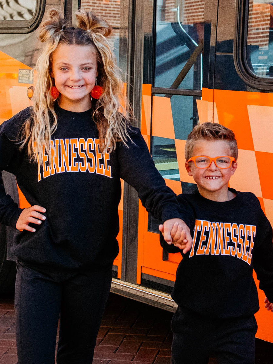 Kids wearing Tennessee Sweatshirts