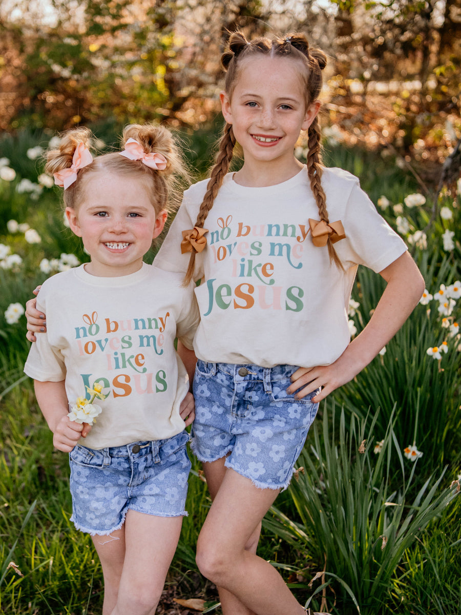 No Bunny Loves Me Like Jesus Short-Sleeve T-Shirt, Toddler & Youth