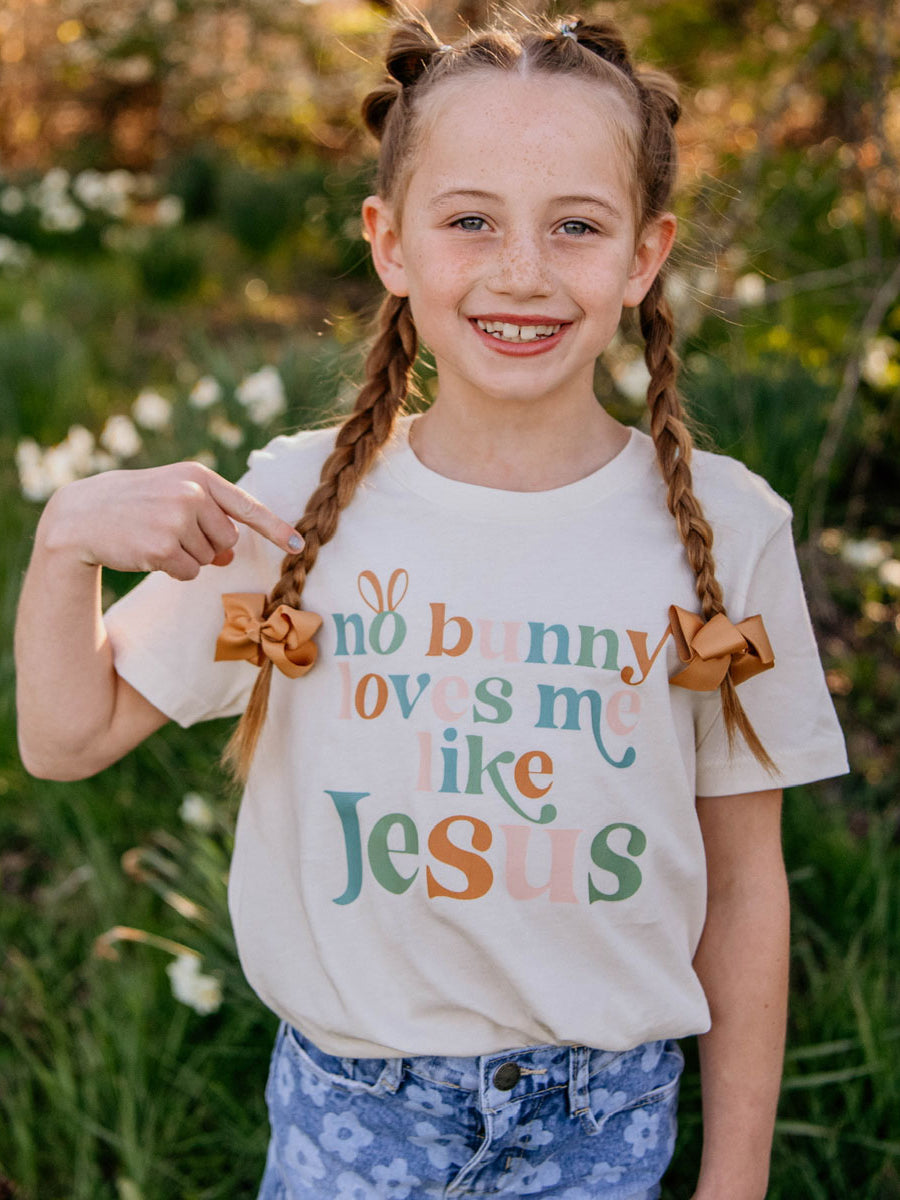 No Bunny Loves Me Like Jesus Short-Sleeve T-Shirt, Toddler & Youth