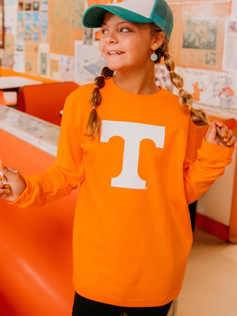 Kids Orange "Power T" T-Shirt