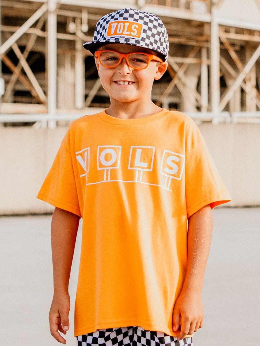 Kids "VOLS" Stadium Sign T-Shirt