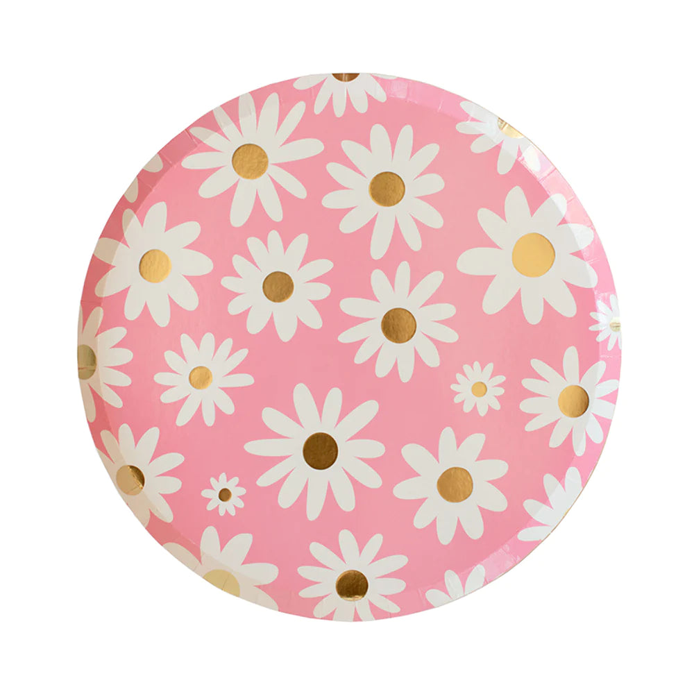 Peace and Love Daisy Dinner Plates