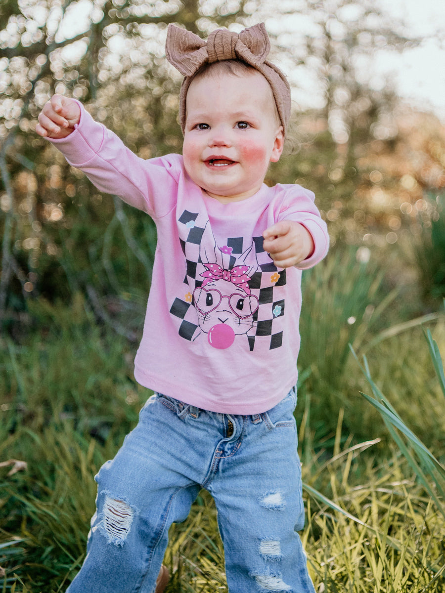 Bunny Bubble Long-Sleeve T-Shirt, Toddler & Youth