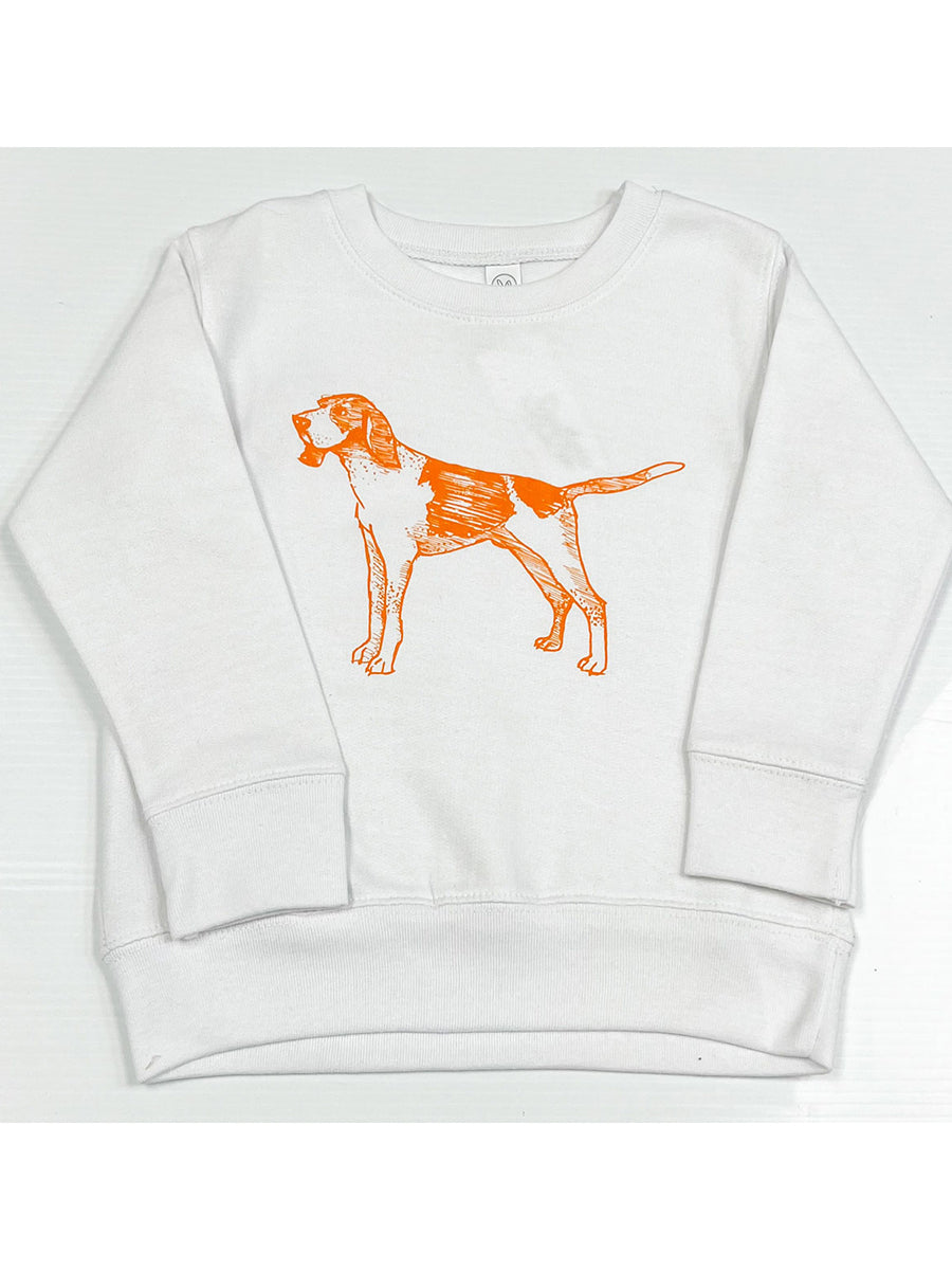 Kids Smokey Orange Graphic Sweatshirt