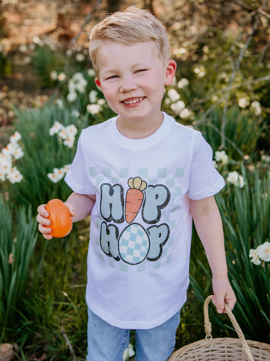 Hip Hop Checkerboard Short-Sleeve T-Shirt, Toddler & Youth