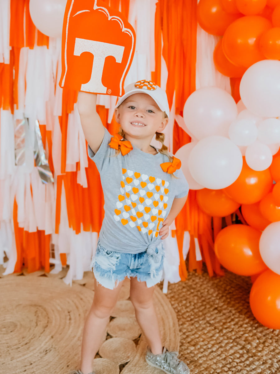 Kids Tennessee "Power T" Hearts T-Shirt